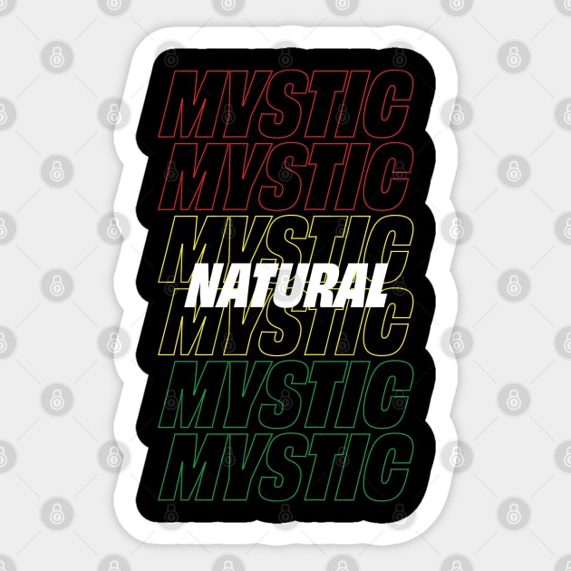 NATURAL MYSTIC Sticker by Rafael Pando